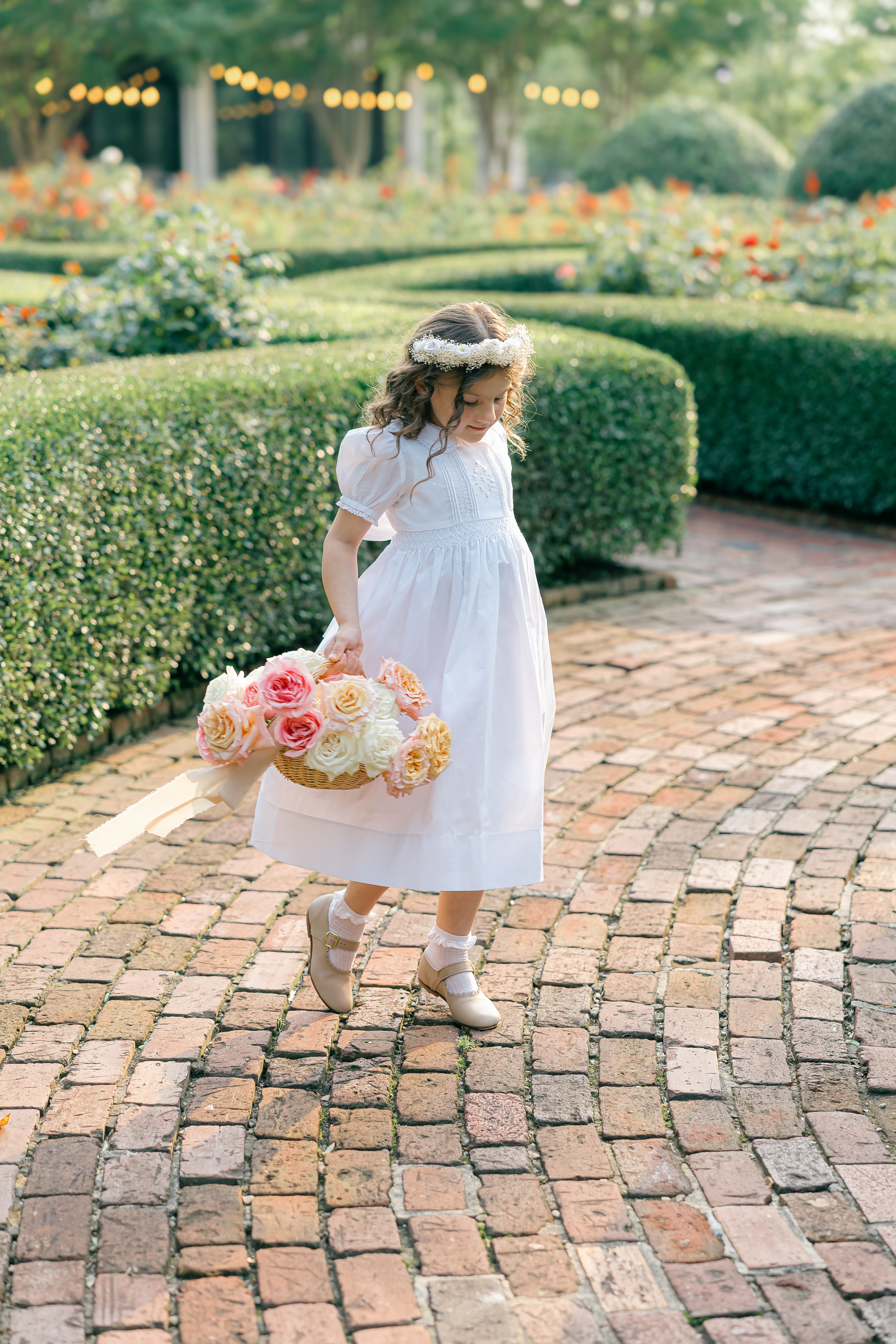 flower girl vintage look