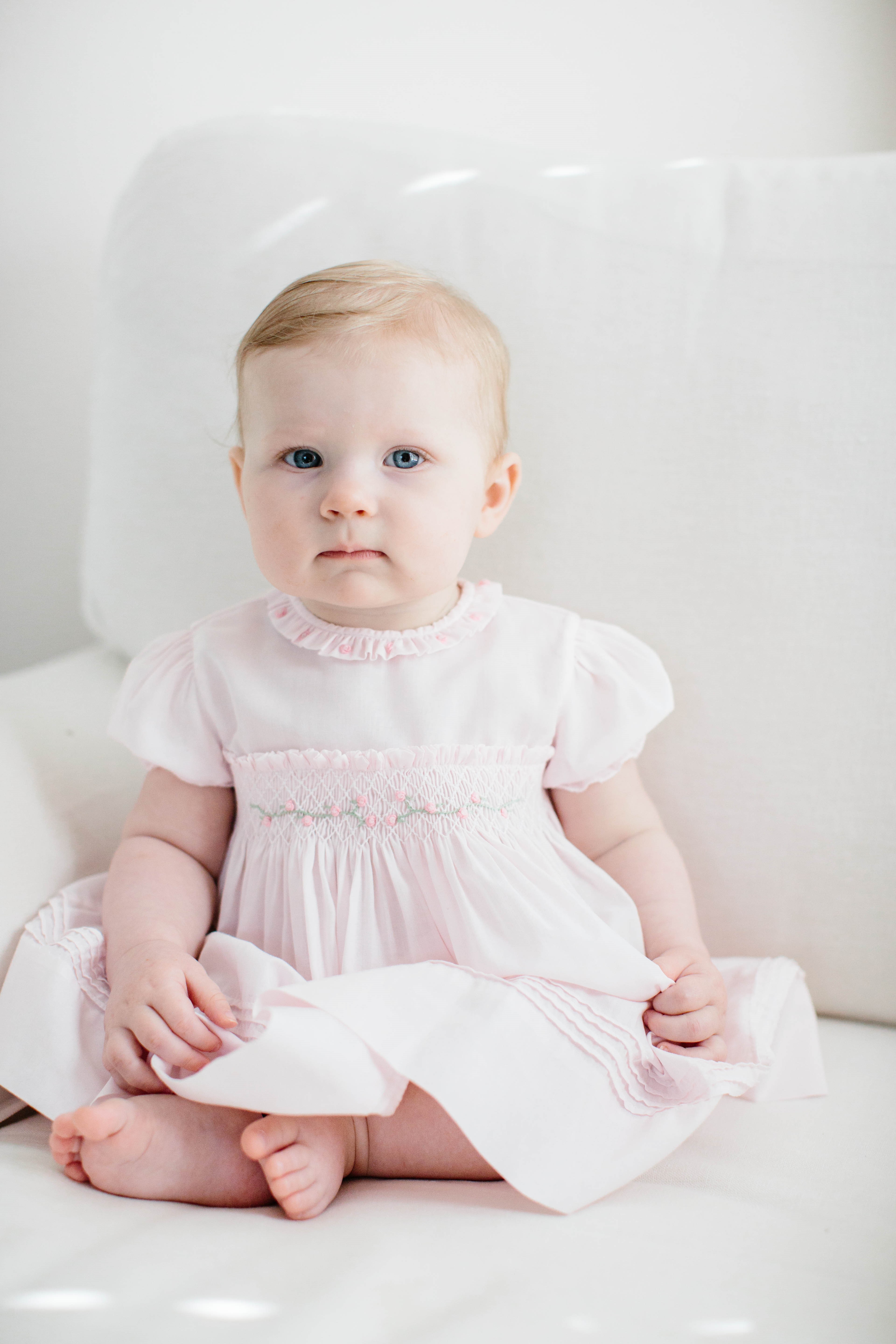 Rose Garden Smocked Dress