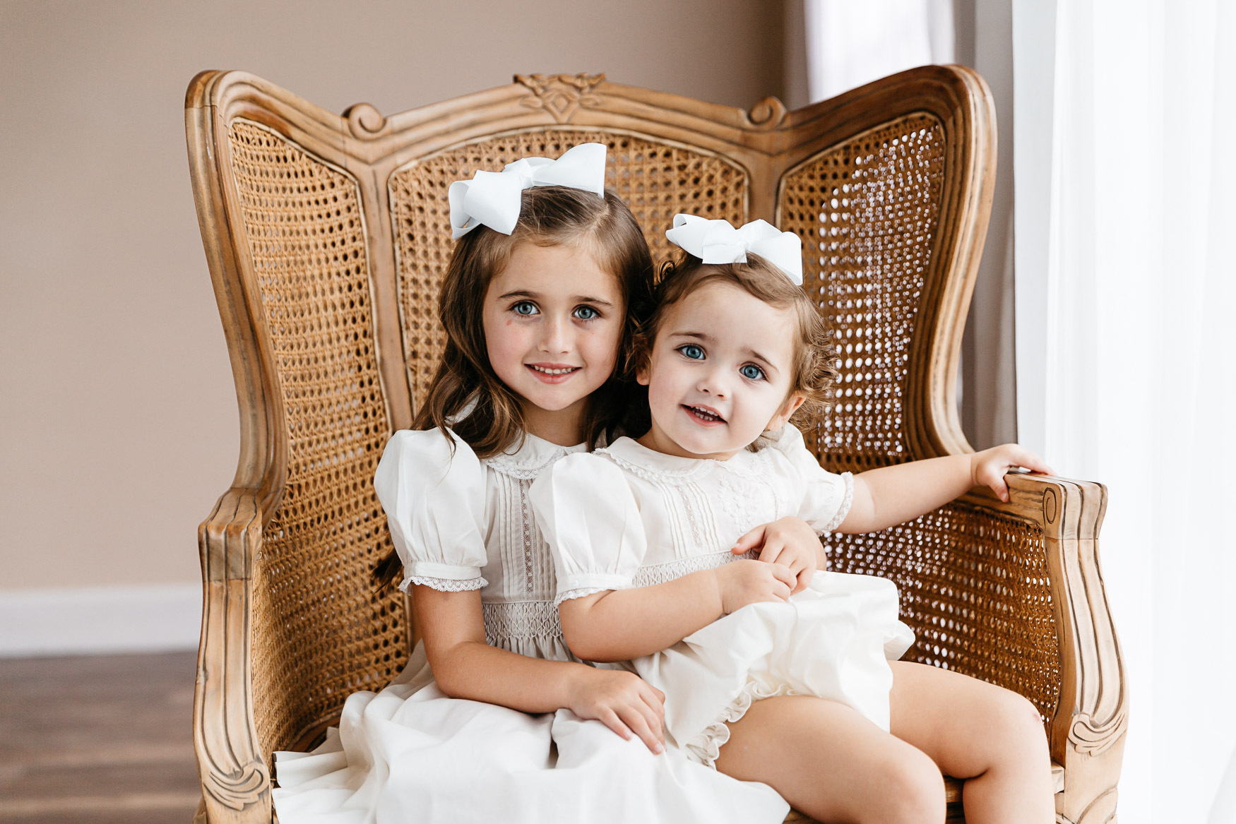 girl matching dresses