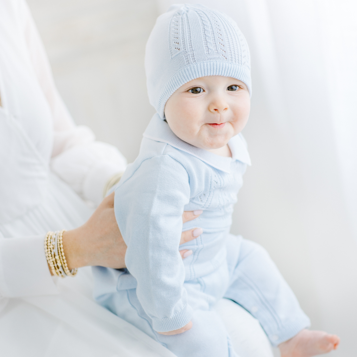 knit outfit for baby